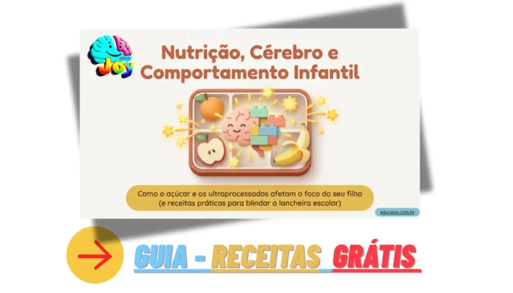 Guia prático de receitas de alimentos para concentração infantil