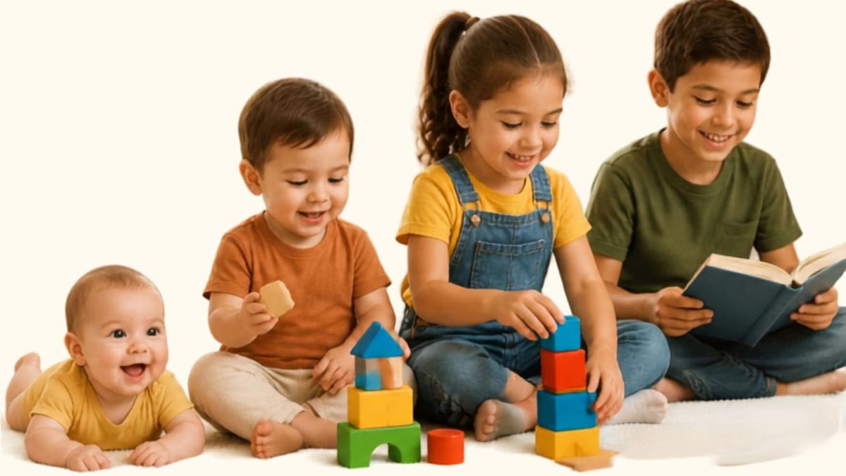 Fases do desenvolvimento infantil e as janelas de oportunidades.